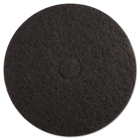 Overtime 19 in. dia Standard Floor Pads - Black, 5PK OV3748593